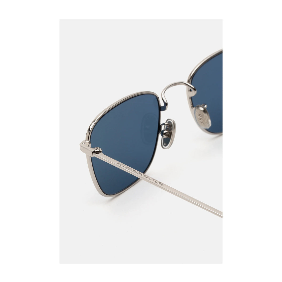 Retrosuperfuture STRAND 2.0 DEEP BLUE Silver Argento Metal Occhiali Da Sole