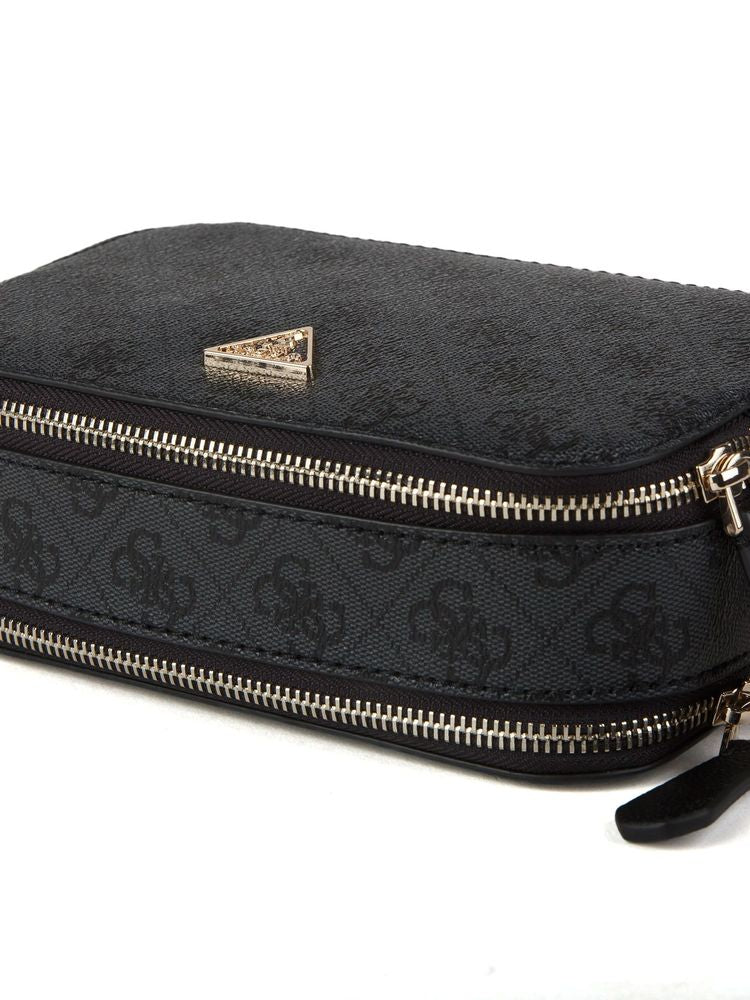 Guess Satchel Bag Coal Logo Polyurethane / Satchel-bags