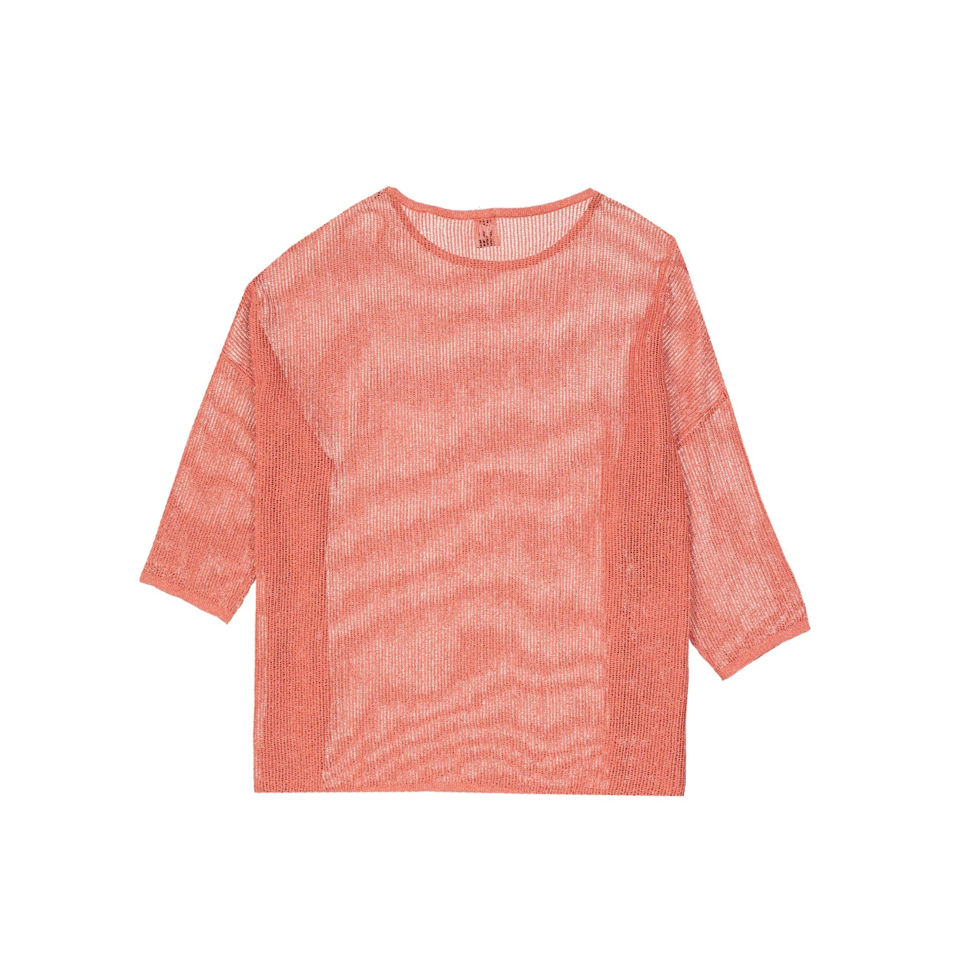 Missoni Semi-Transparent Sweater Pink Metallised Fiber Polyamide