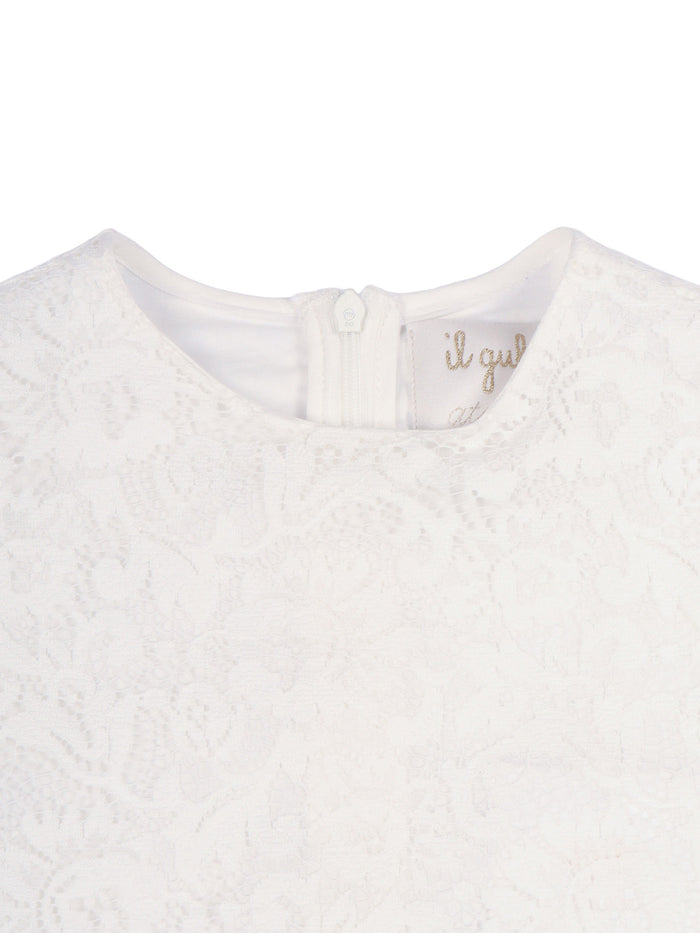 Long Sleeved Dress White