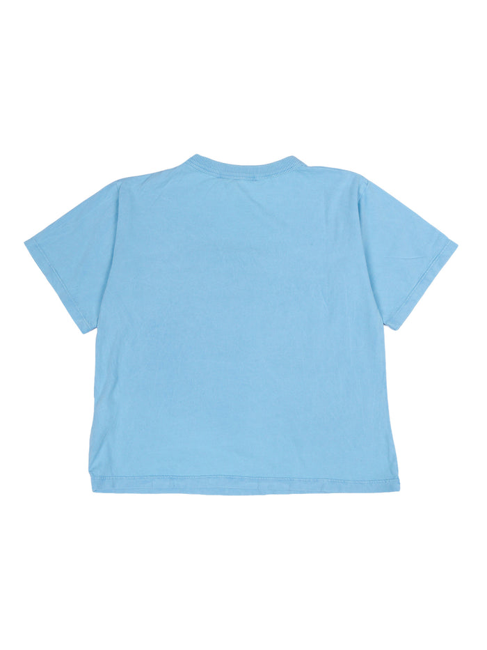 Pickles Is At Home T-Shirt Blue Organic Cotton Short Sleeves