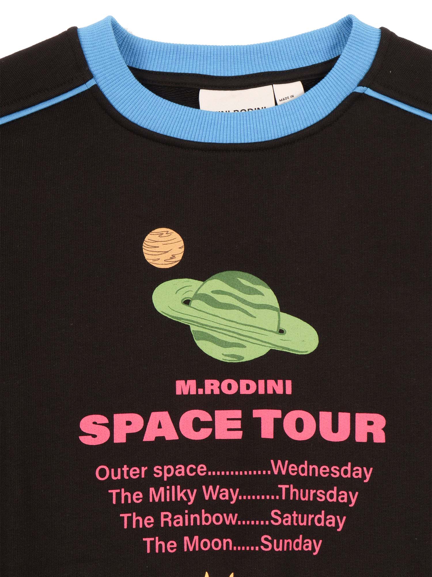 Space tour sp sweatshirt Black Organic Cotton