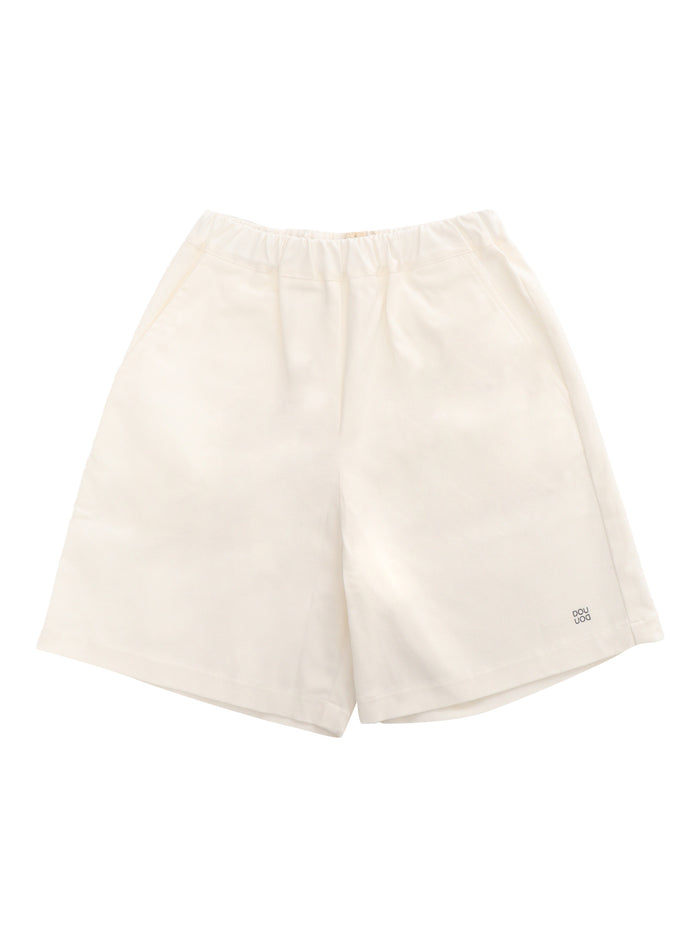 White shorts Cotton Elastane
