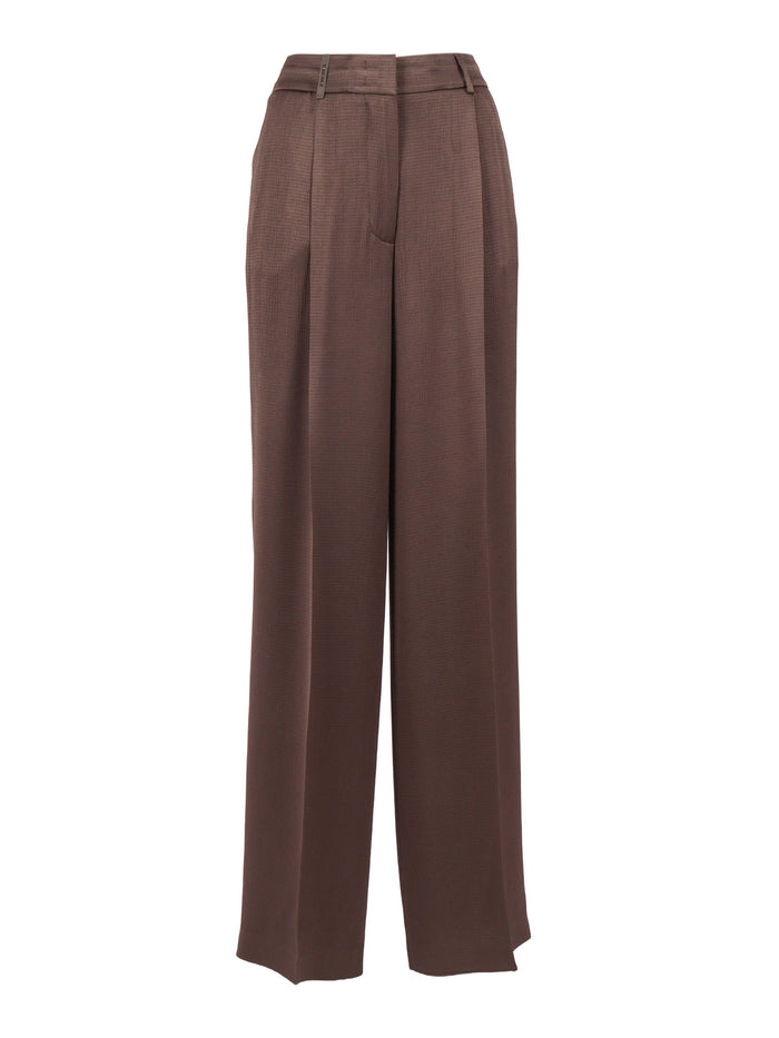 WOMAN TROUSERS Brown Pant