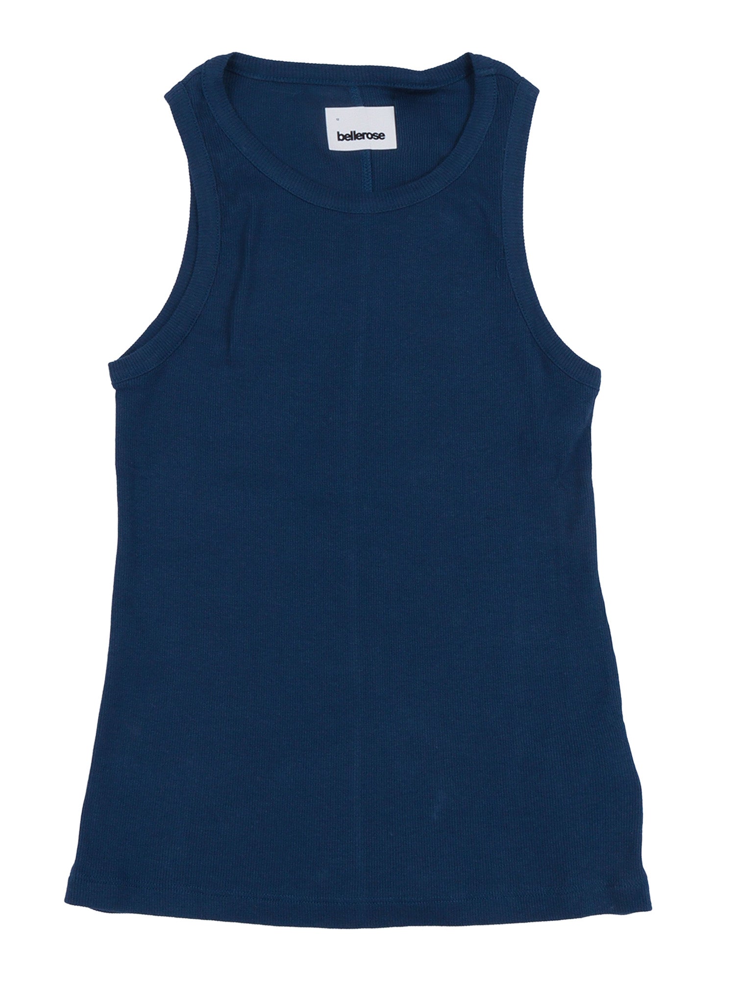 FAMMY T1766 T-SHIRTS Blue Cotton Elastane Short Sleeves T-shirt