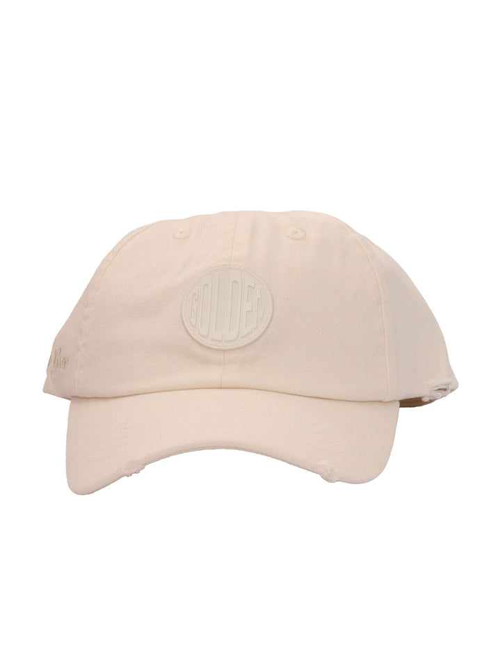 JOURNEY BASEBALL CAP COTTON TWILL - MASCOTTE PATCH GG EMBROIDERY White Hat