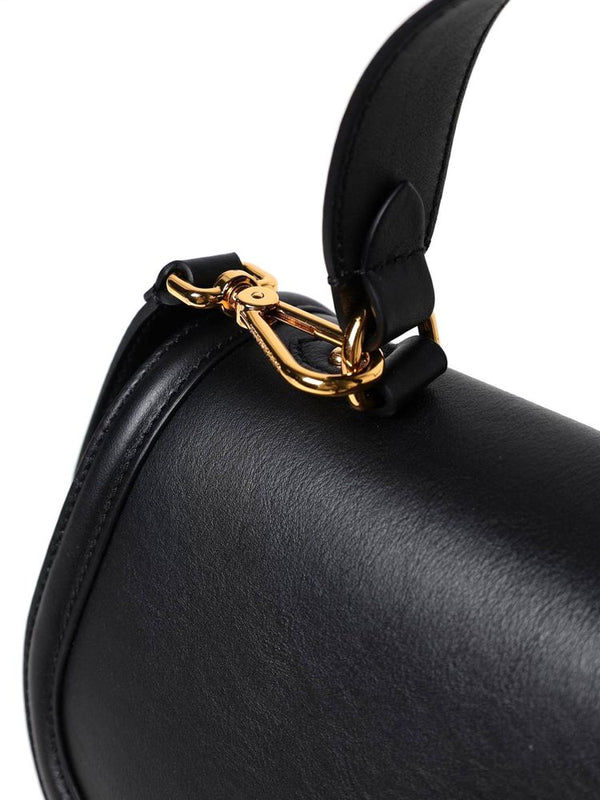 Coccinelle 100% Cow Leather shoulder bag in black