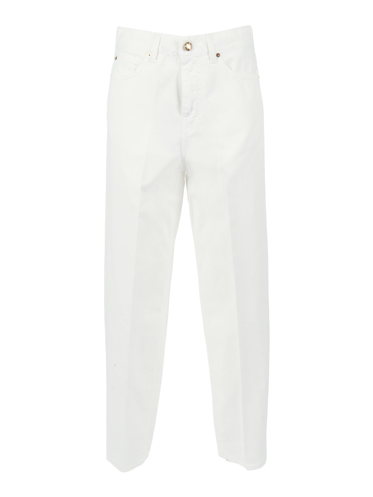 TROUSERS White Cotton Pant