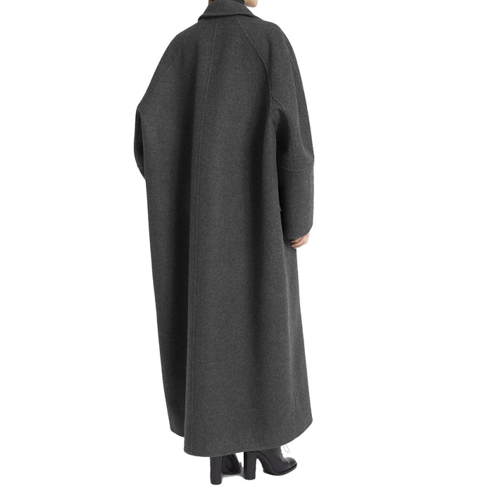 Asburgo Wool And Cashmere Coat Gray