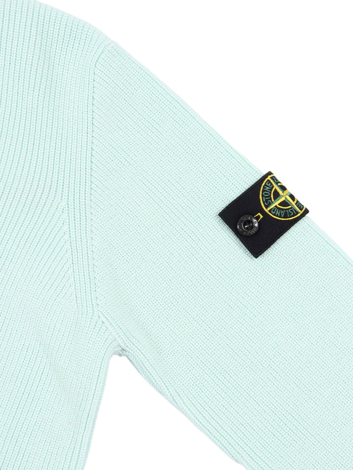 SWEATER Light Blue Cotton Crewneck