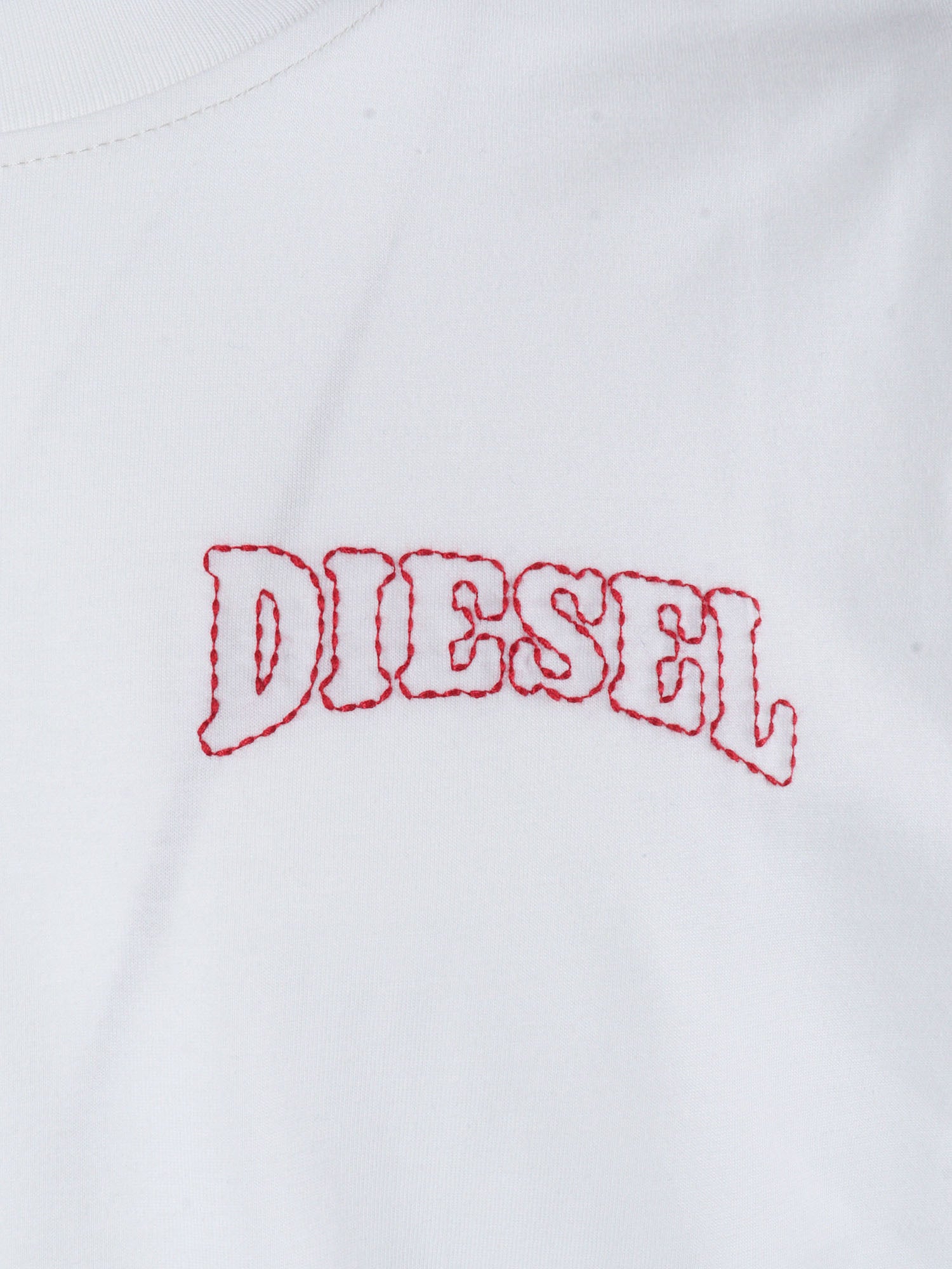 T-shirts White Cotton Short Sleeves T-shirt
