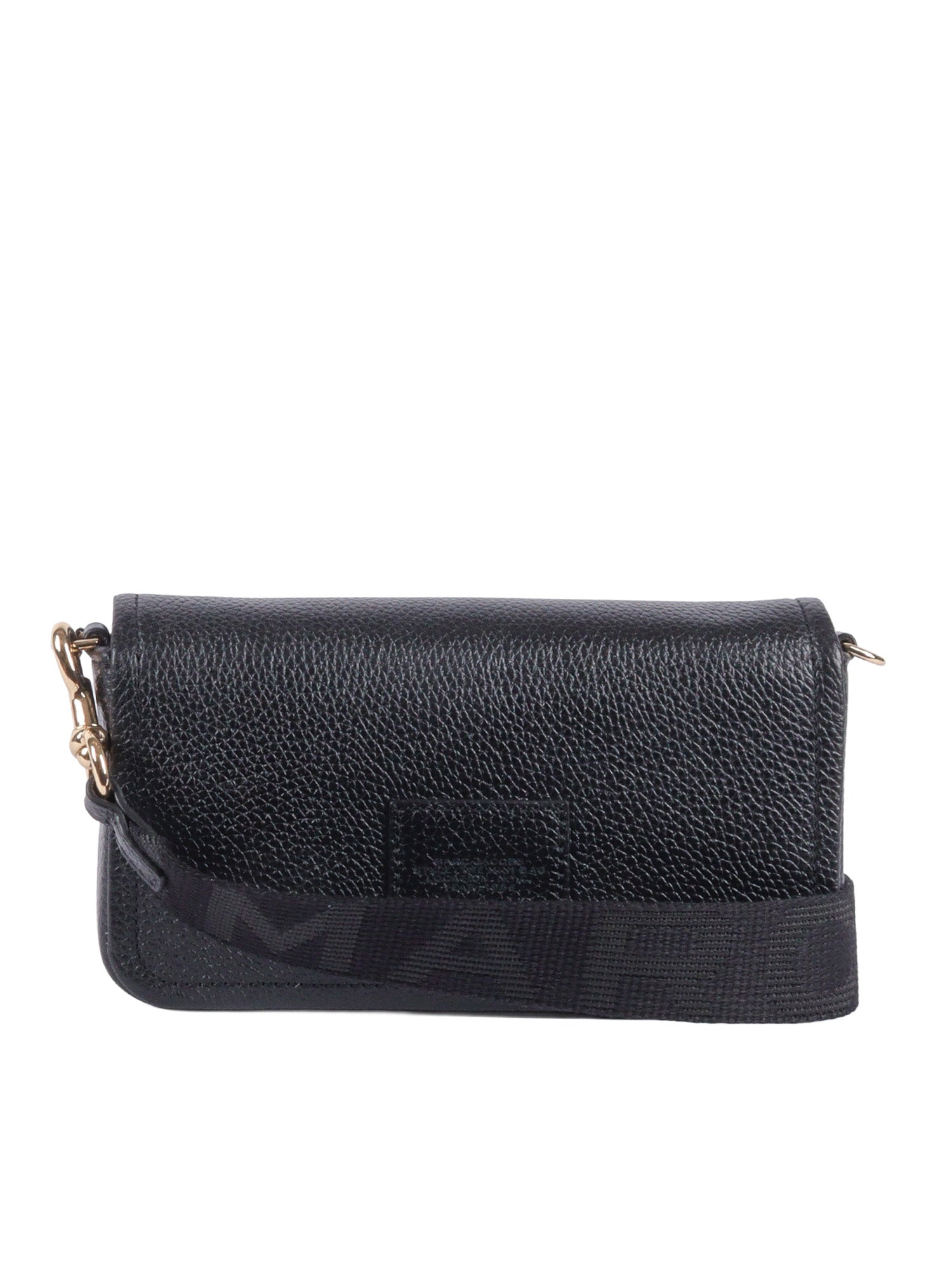 THE MINI BAG Black Cow Leather Cross