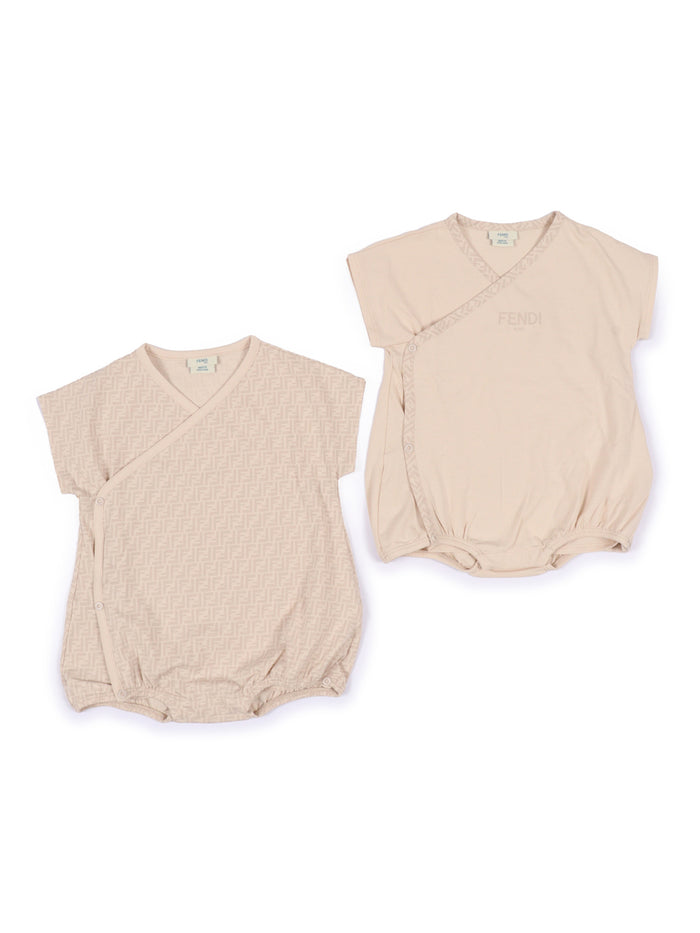 Stretch Jersey Body Set Beige Cotton Elastane Box Regalo