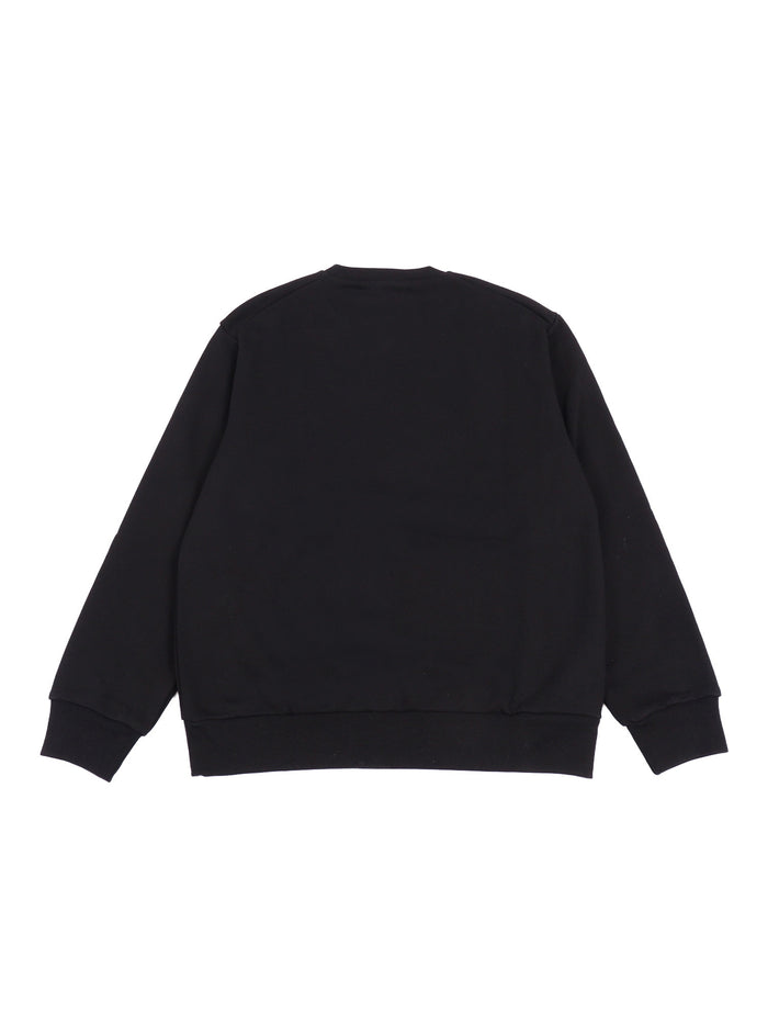 Sweaters Black Cotton Crewneck