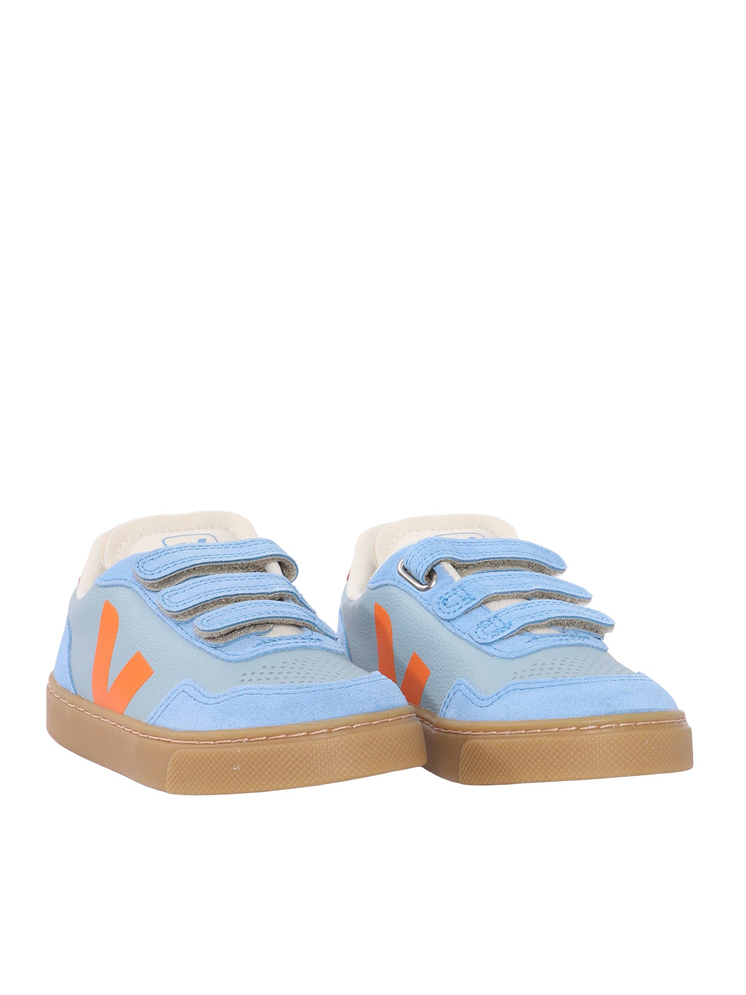 SMALL V-90 O.T. STEEL_FURY_NATURAL SNEAKERS Light Blue Kid