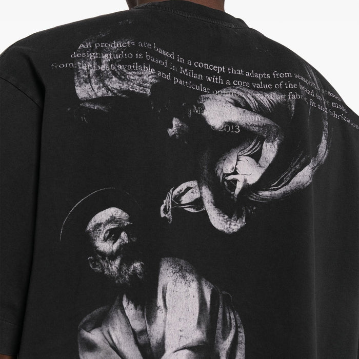 Off White S.matthew Skate Logo-Print T-Shirt Black Cotton