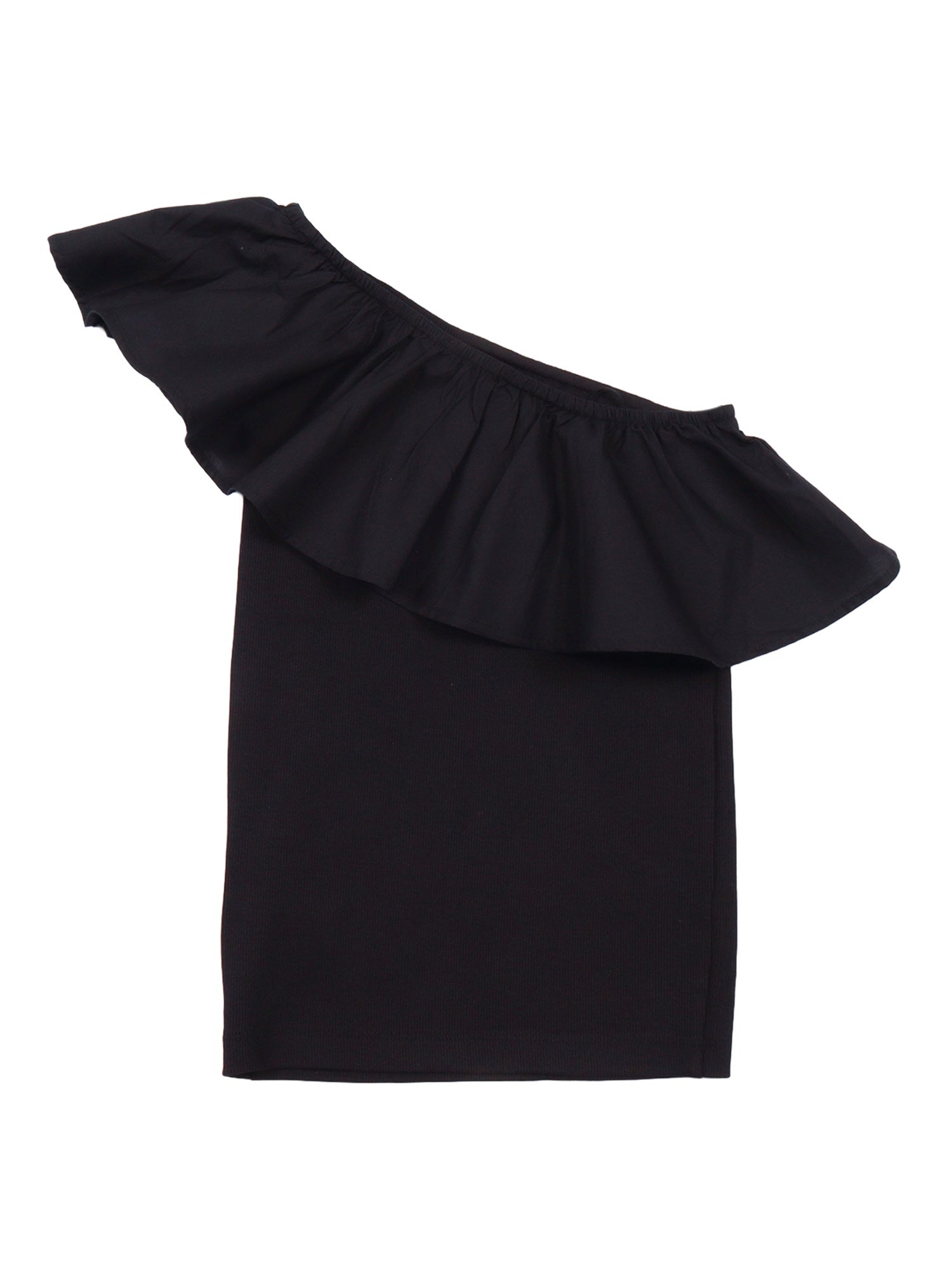 Rebecca Tops No sleeves Black Cotton Organic Elastane Top