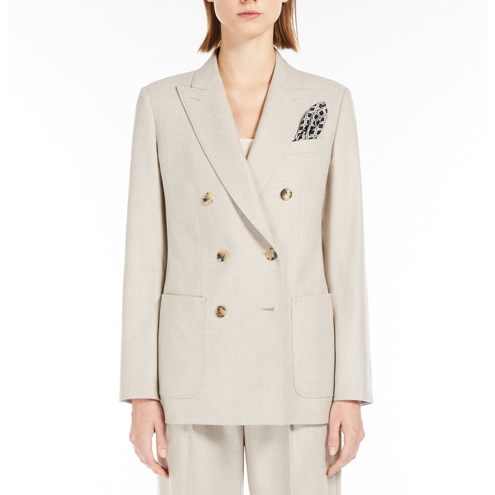 Fred Jacket Beige Cashmere Elastane