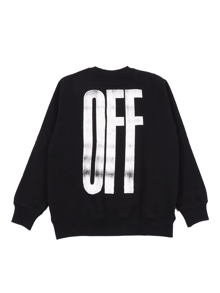 Quote Crewneck Black - Red Sweatshirt