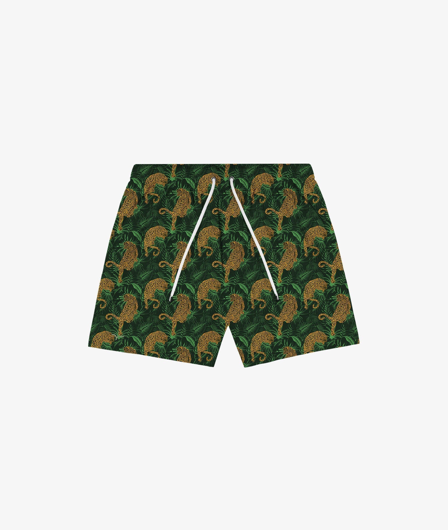 Swim Suit Cheetah Olive Short