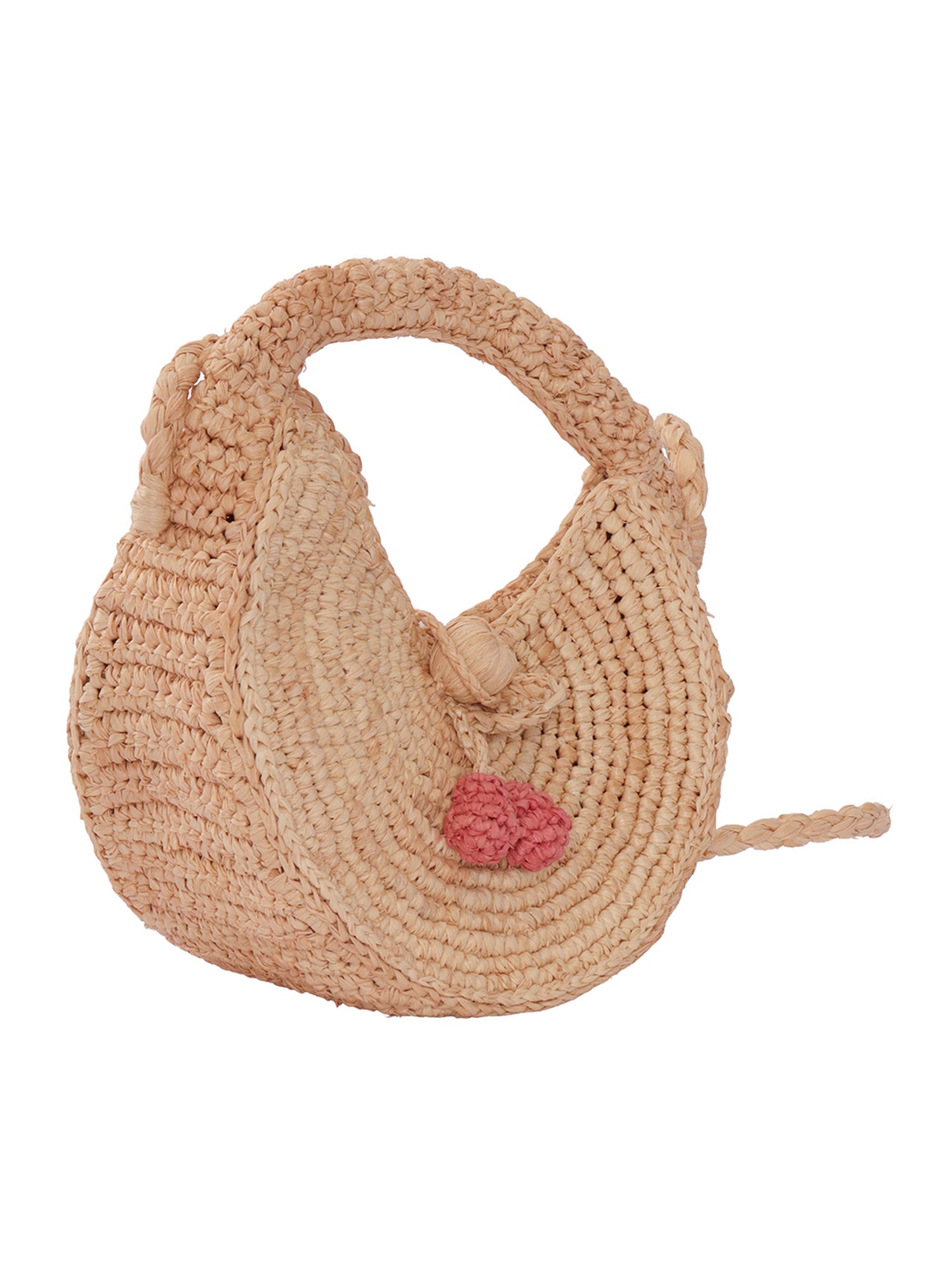 LOULOU BAG Beige Raffia Handbag