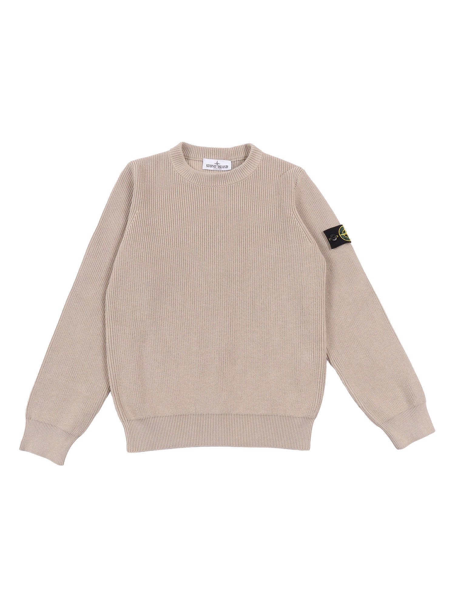 SWEATER Beige Cotton Crewneck