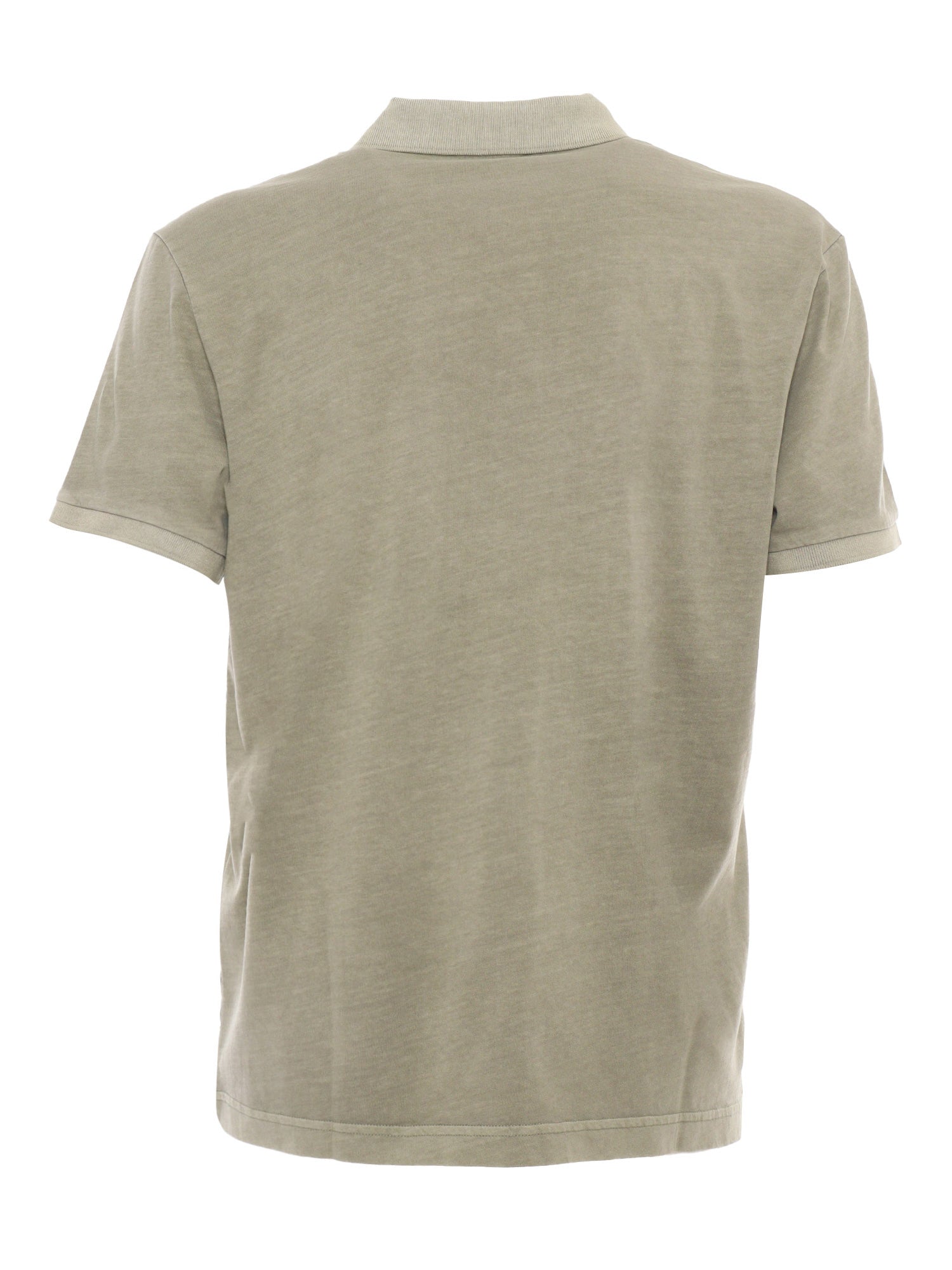 Polo with poket Green Cotton Shirt