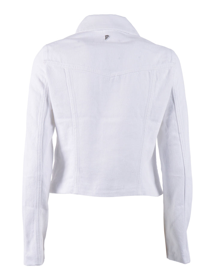 JACKET White Cotton Giubbino Corto