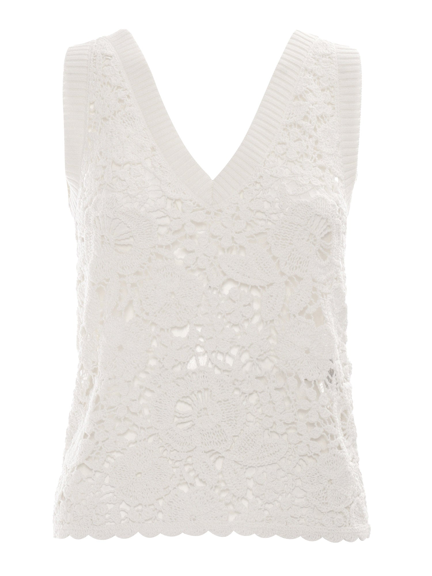 SWEATER White Cotton Top