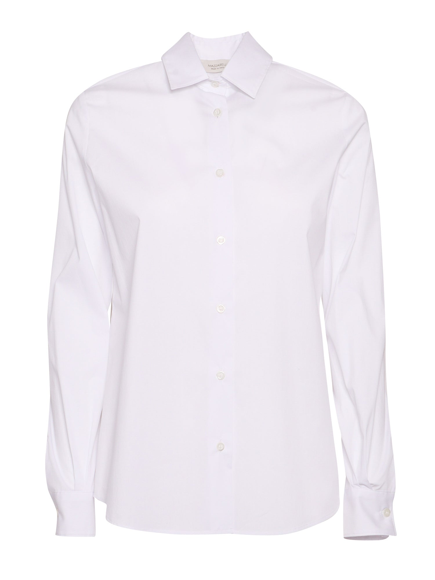 MARI B COTTON SHIRT White Polyamide Elastane