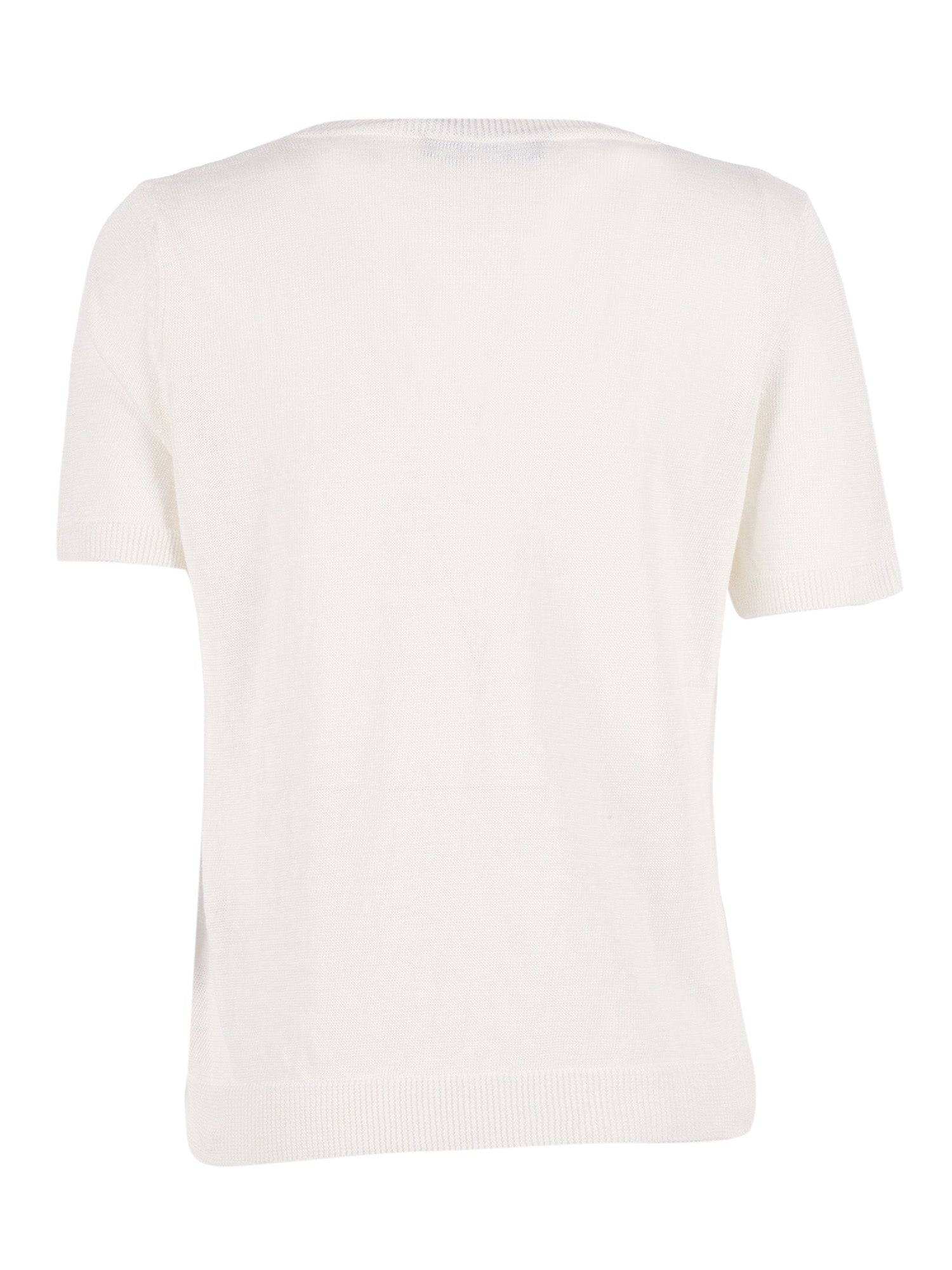 SWEATER White Linen Crewneck