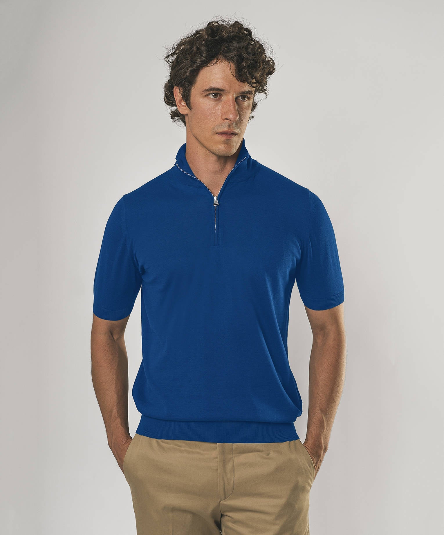 Sea Island T-Shirt Cozumel Navy Light Knitwear