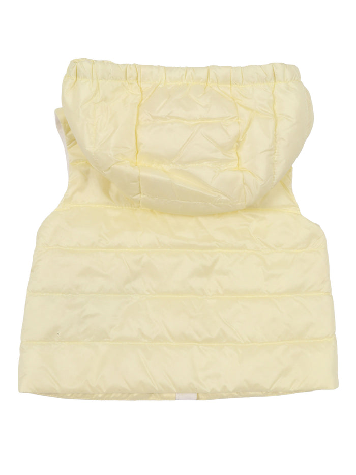 LIA VEST Yellow Sleeveless Puffer