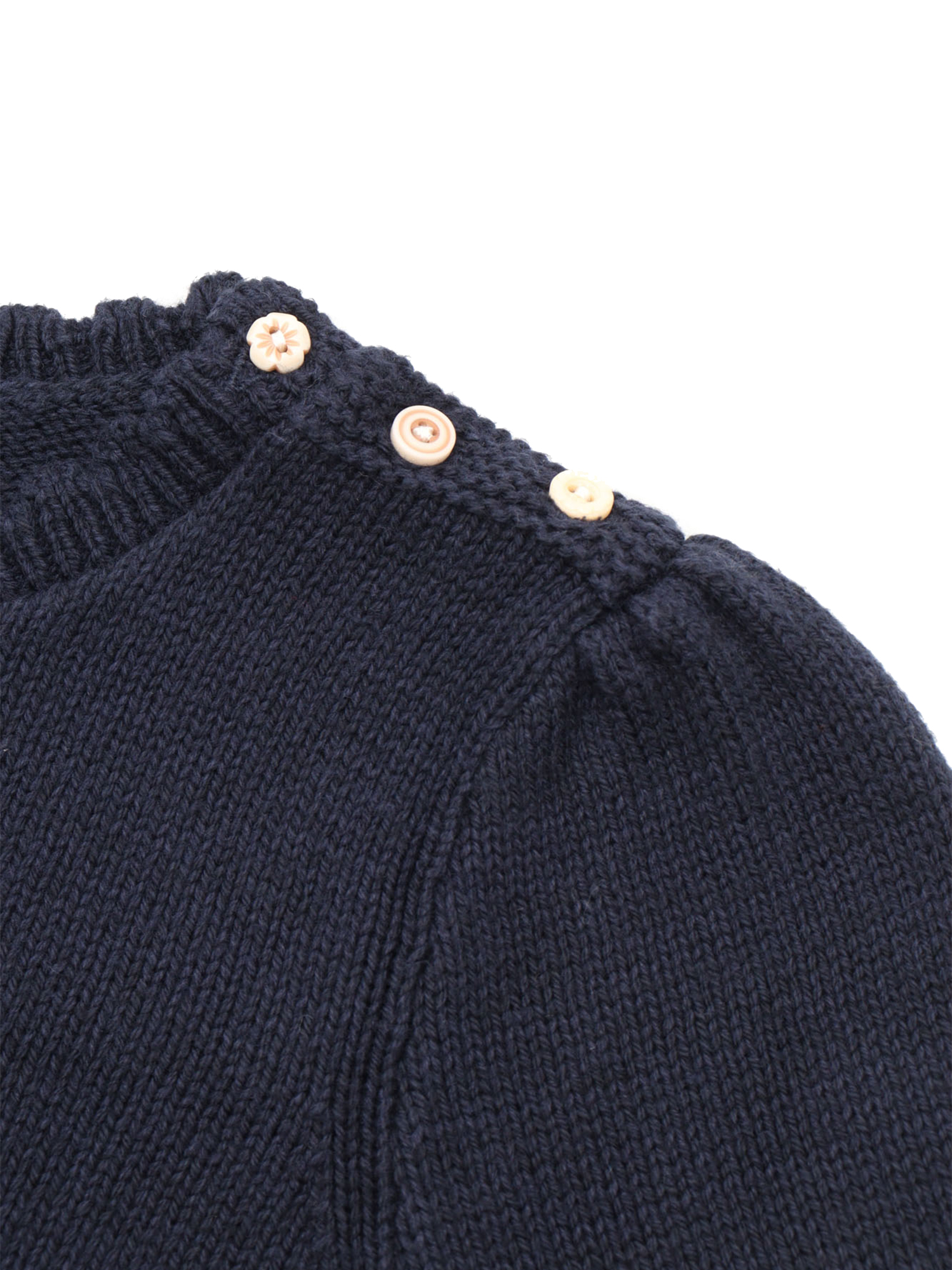 ICONIC BEAR-TOPS-SWEATER Blue Cotton Crewneck