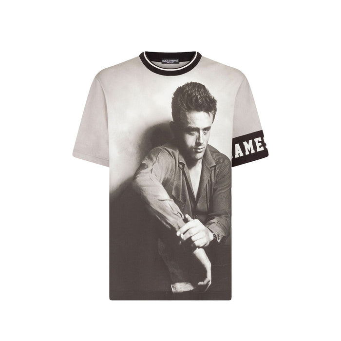 James Dean T-Shirt Black Cotton