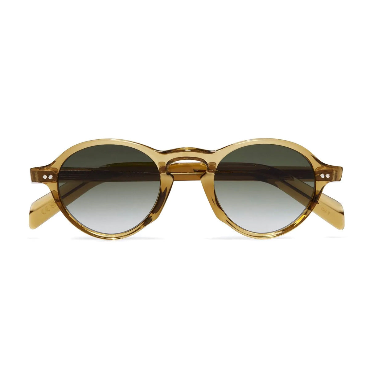 Cutler And Gross GR08 04 Crystal Tobacco Verde Acetate Occhiali Sole