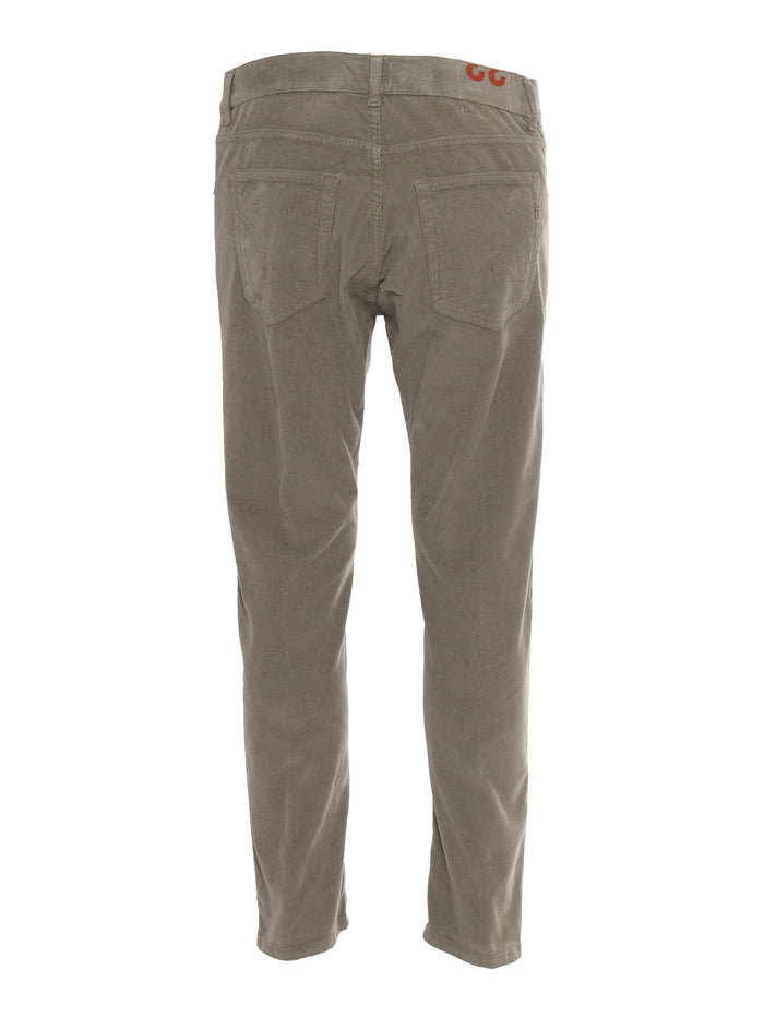 Dian Pants Grey Cotton Elastane Jean