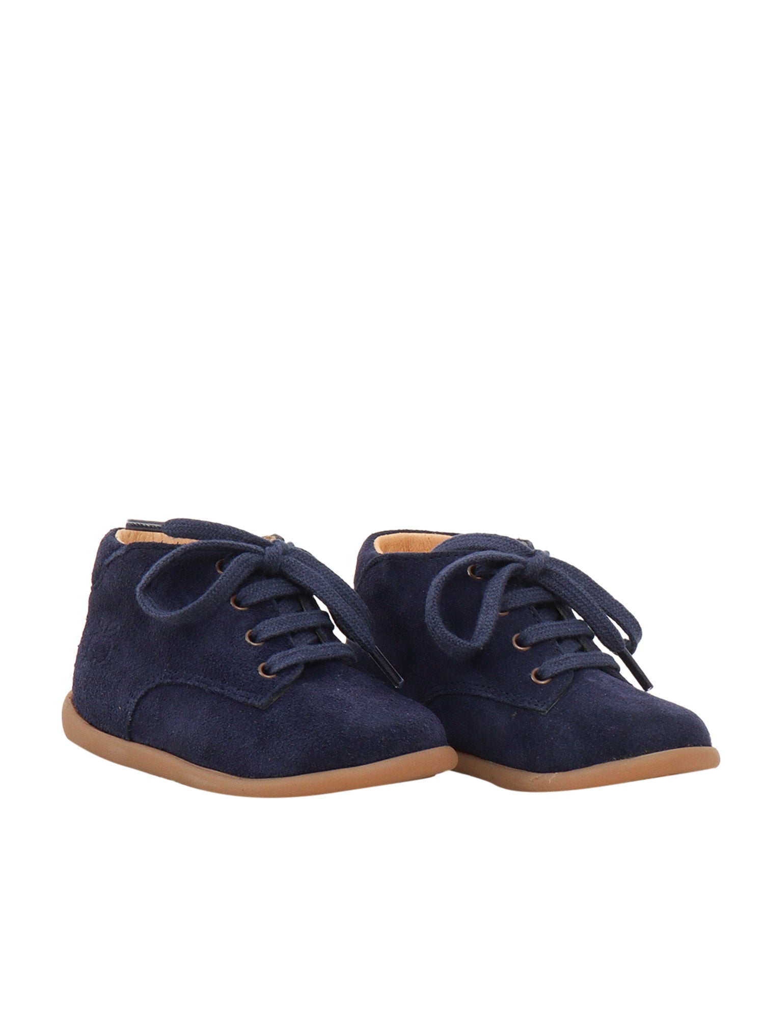 Stand-Up Derby Shoes Blue Kid Sneaker