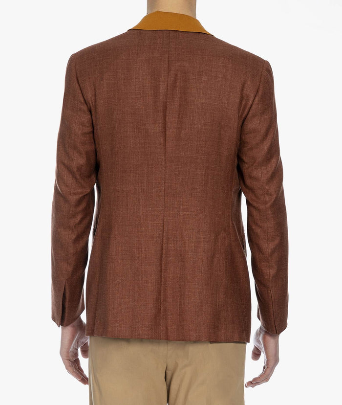 Single-Breasted Jacket Abu Dhabi Brown Tailored Made