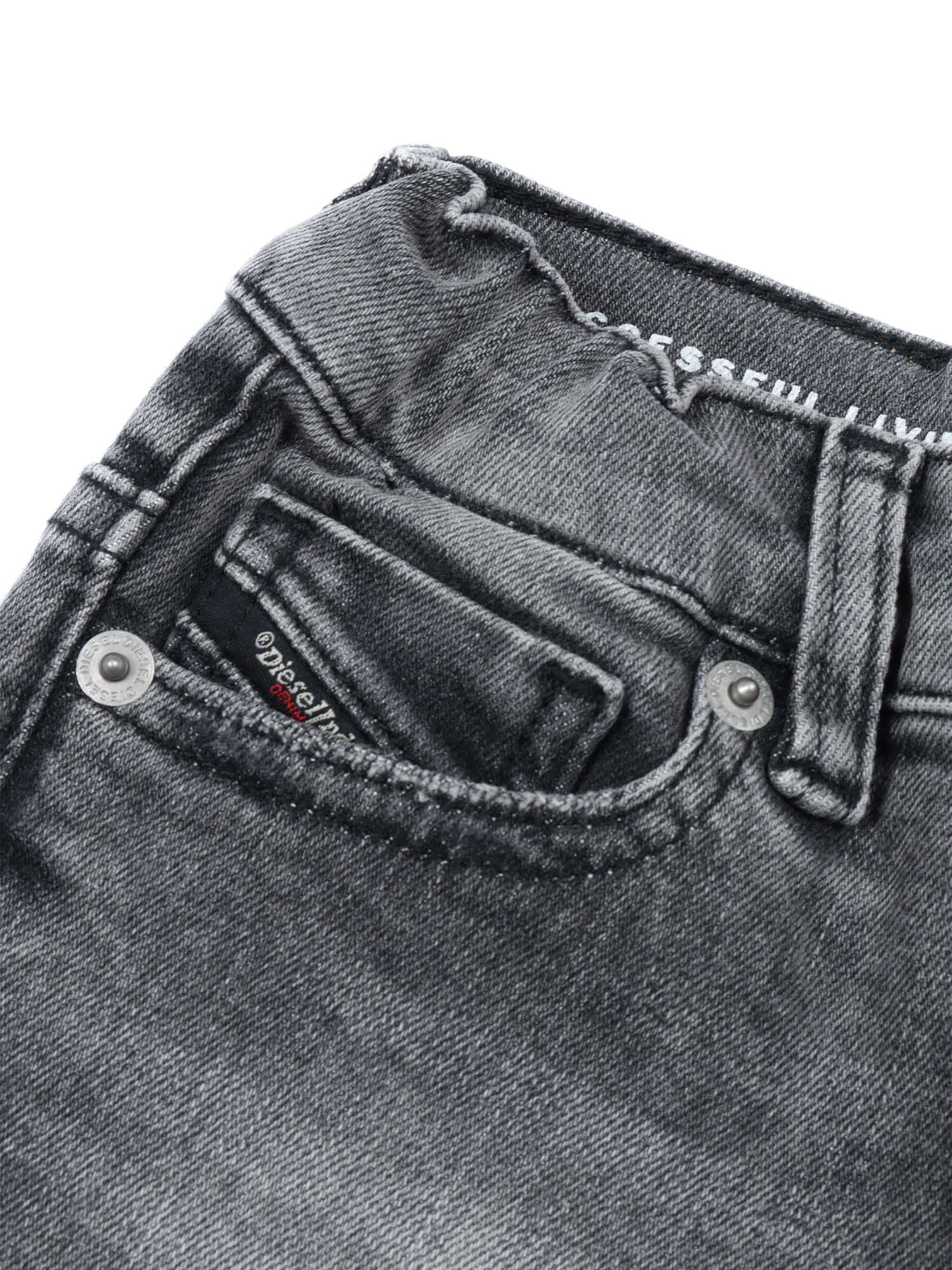 5 Pockets Black Cotton Elastane Jean