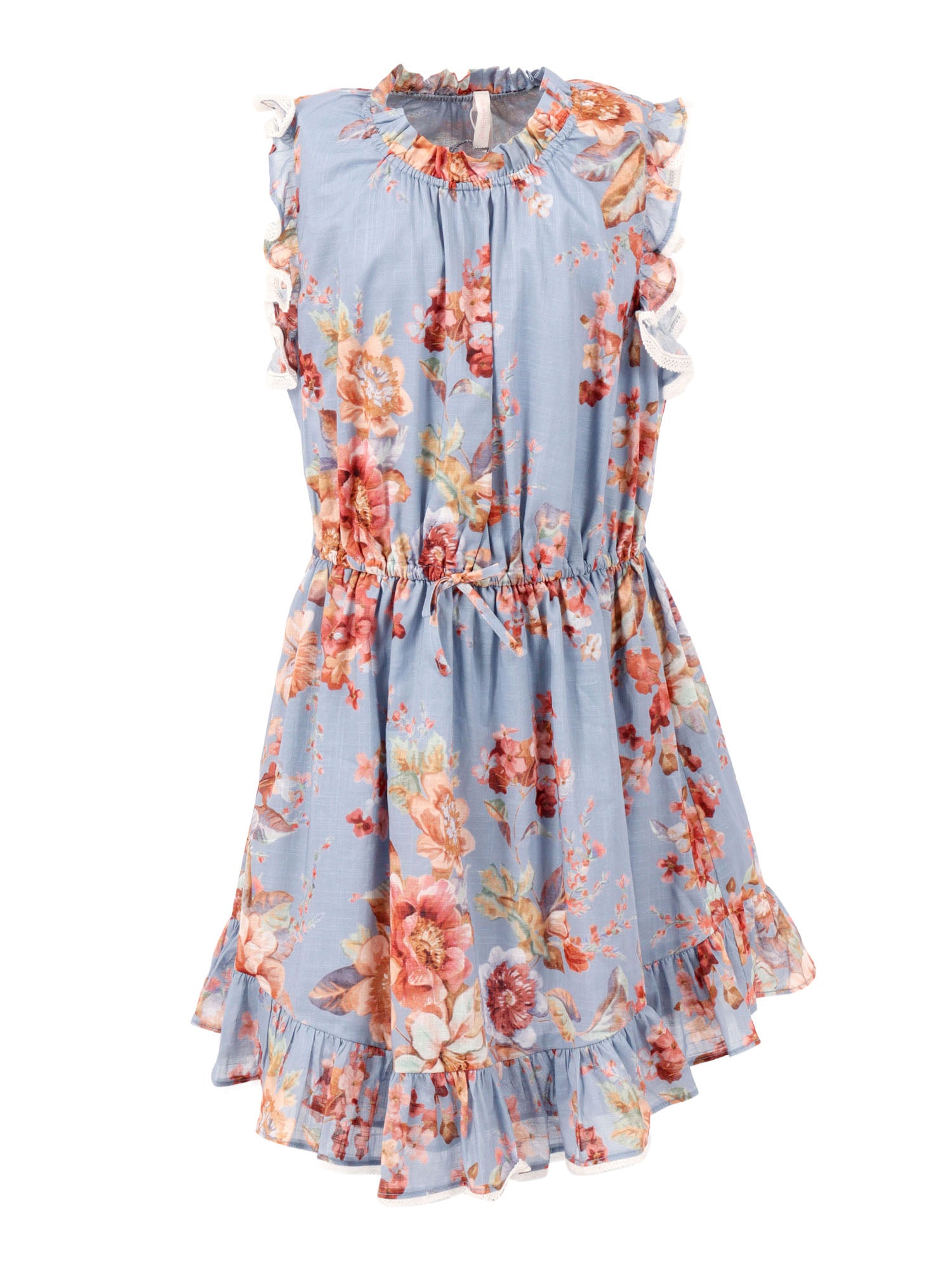 Awaken Kids Flip Dress Light Blue Cotton Lining