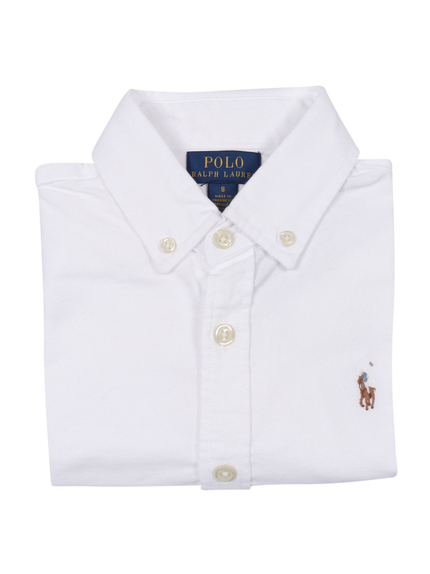 Trinetteox-Shirts-Button Front Shirt White Cotton