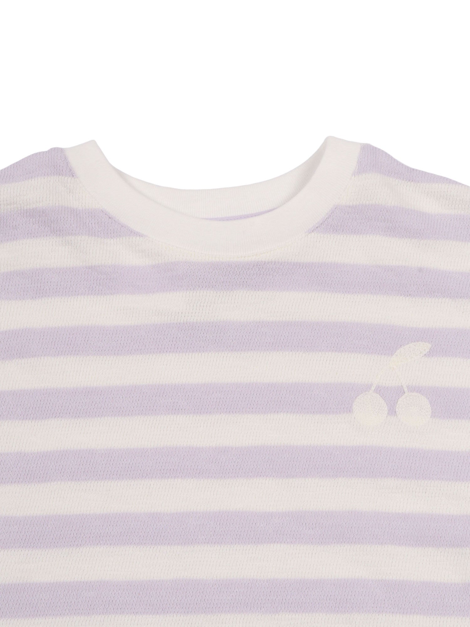 FARAH T-SHIRT Purple Cotton Short Sleeves