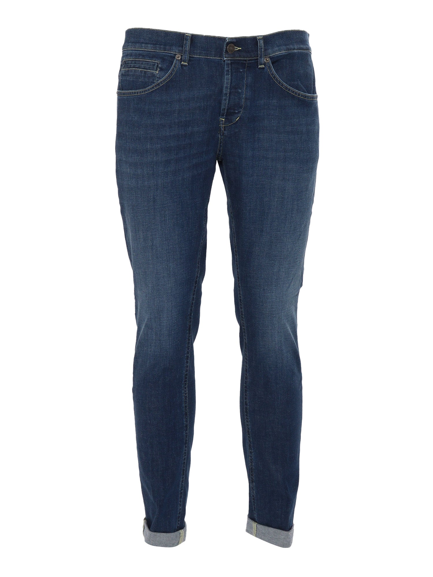 GEORGE PANTS Blue Cotton Elastan Jean