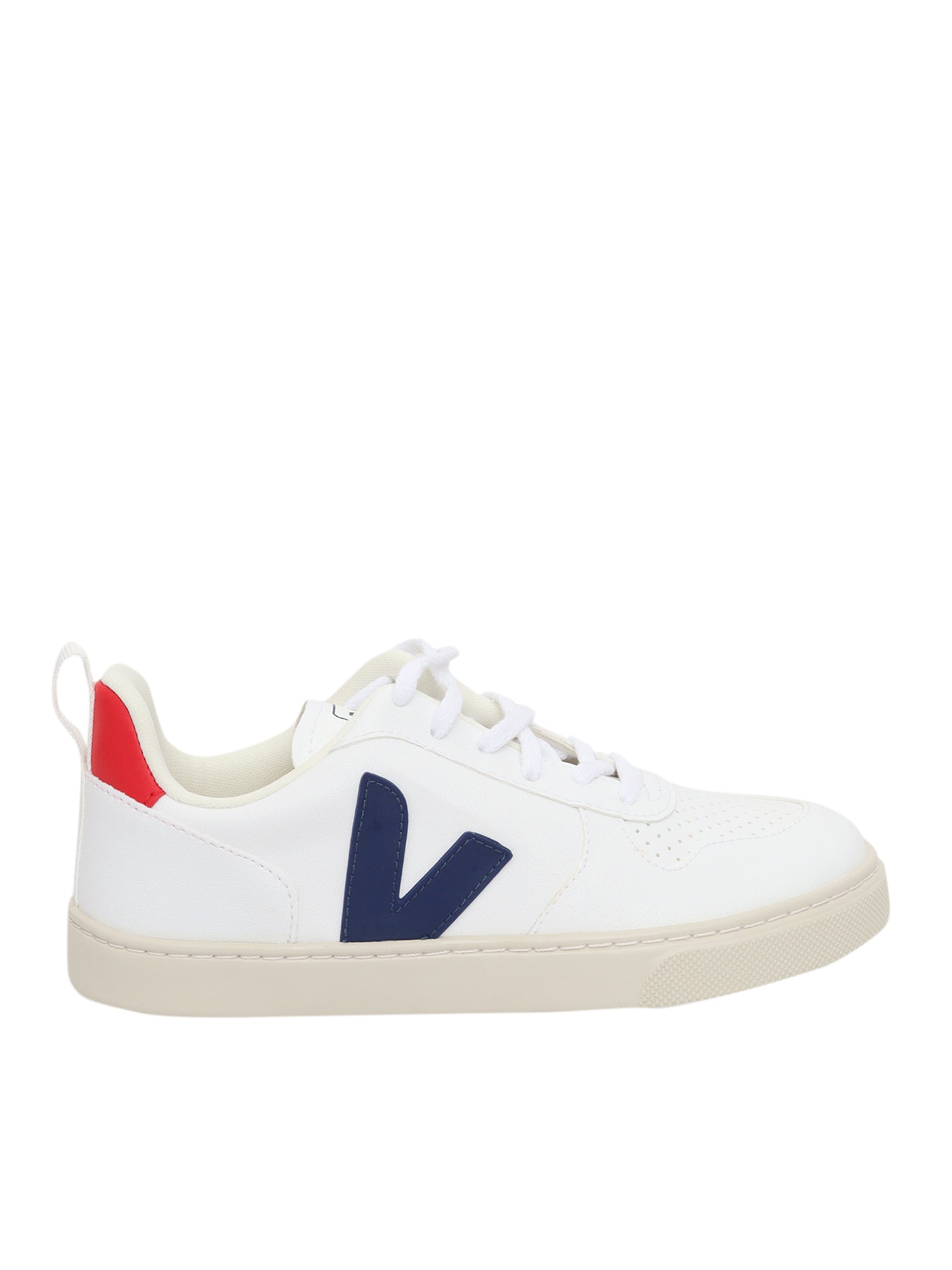Small V-10 sneakers White Kid