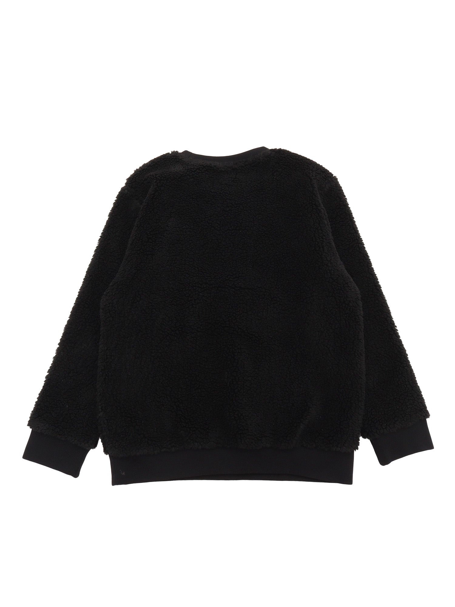 Sweatshirt Black Polyester Polyamide Elastane
