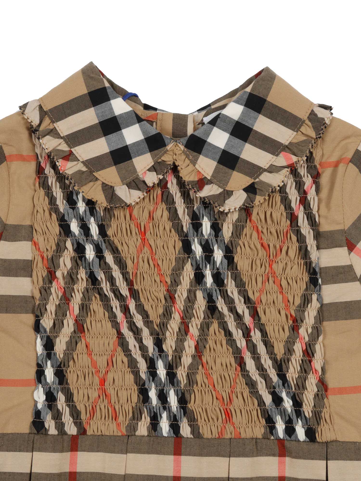 Inf Girl Dresses Beige Cotton
