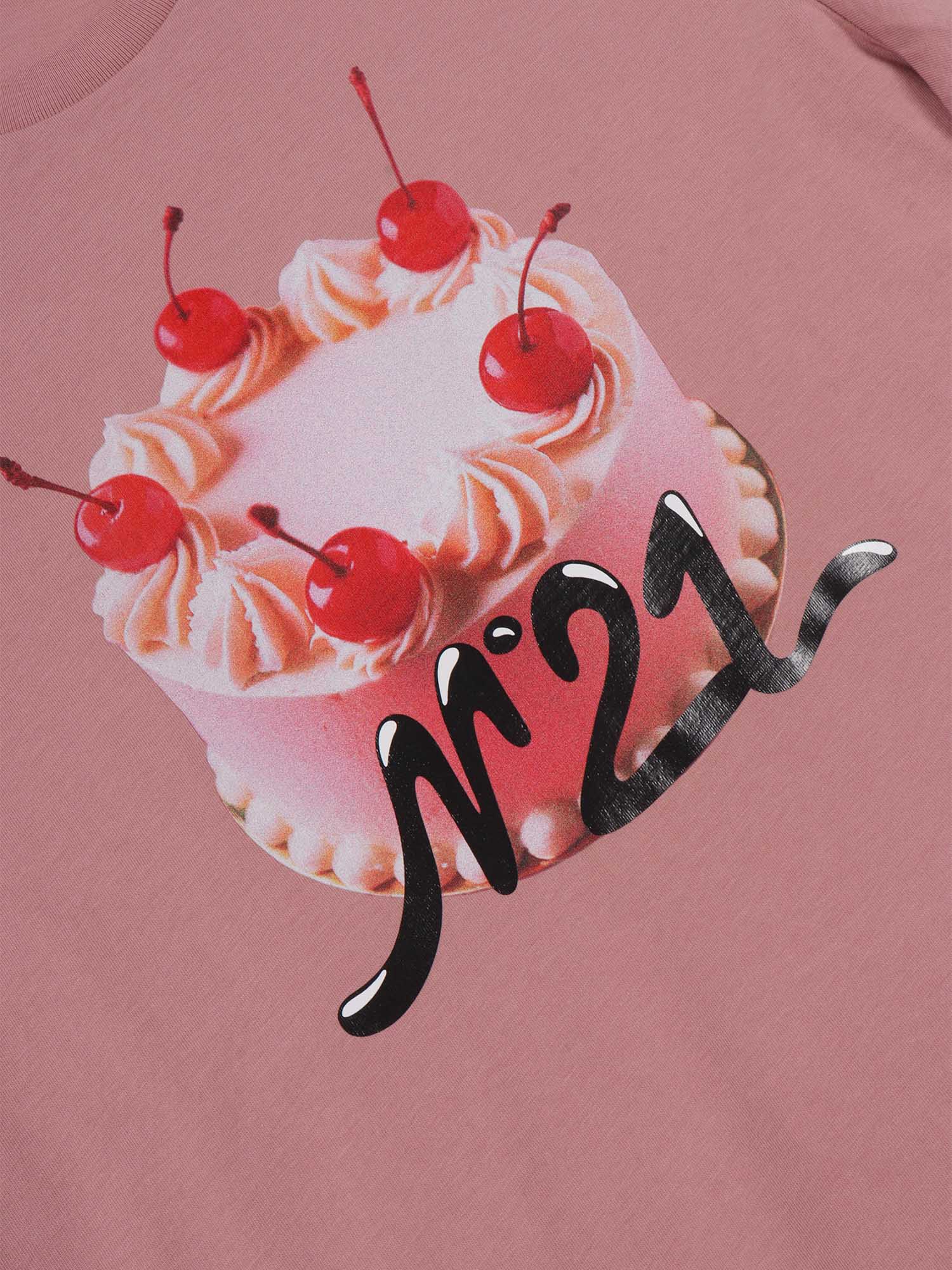 T-shirts Pink Cotton Short Sleeves T-shirt