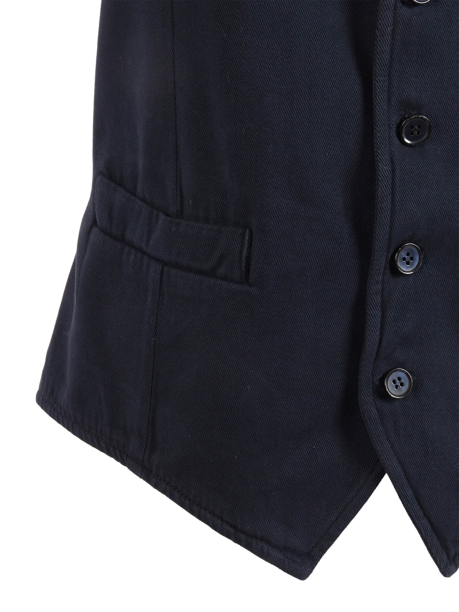 Vest Blue Cashmere Silk