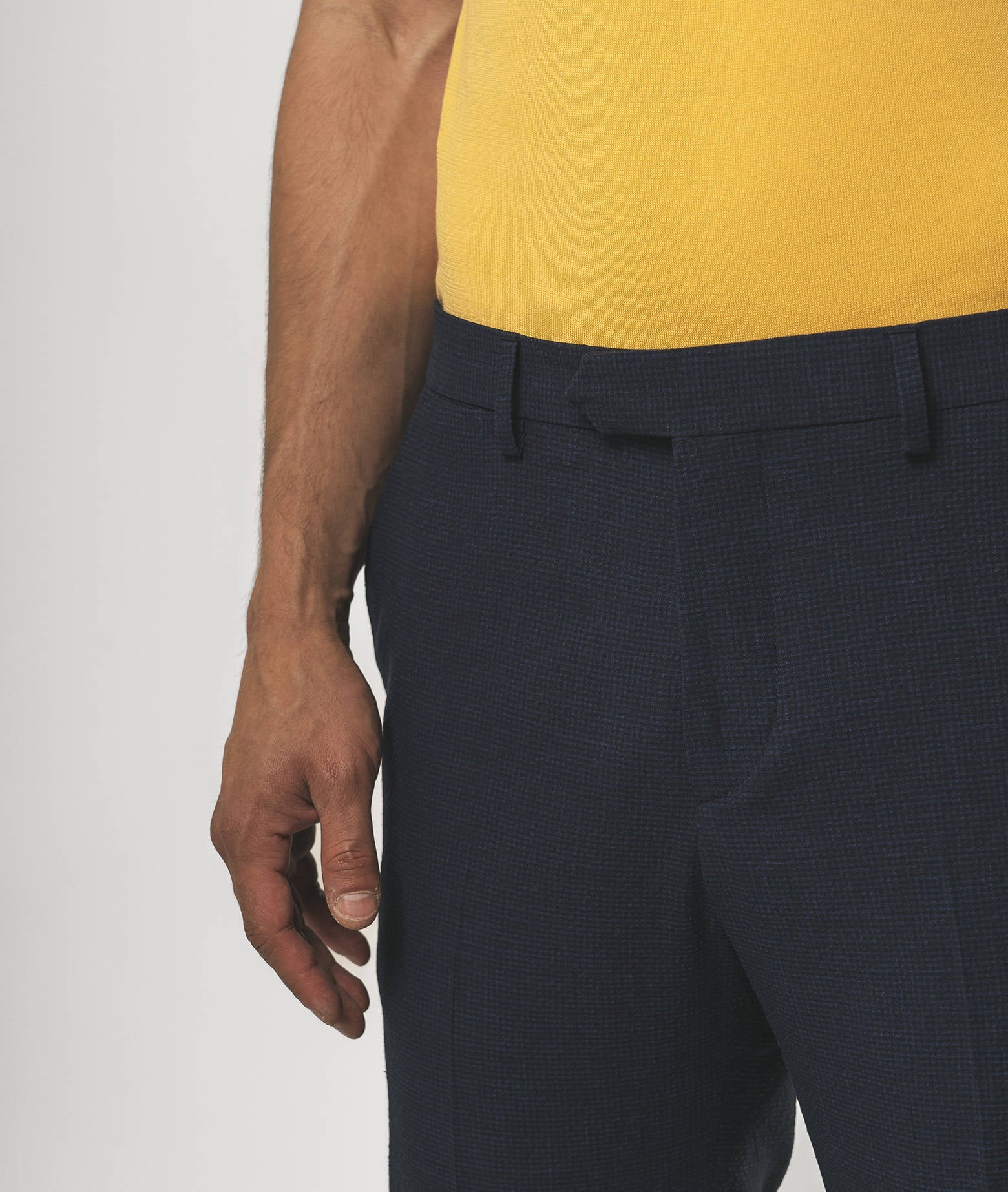 Wool And Linen Trousers Venice Beach Blue Sportswear